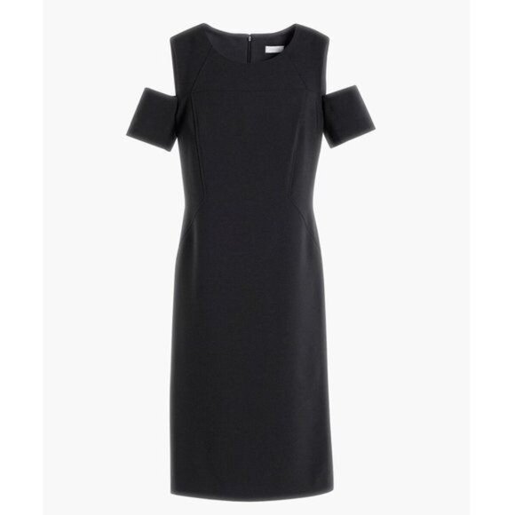 CHICO'S Cold-Shoulder Seamed Short Dress - S/6 - Picture 5 of 9